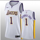2018-19 Lakers Kentavious Caldwell-Pope White Association Jersey. Team: Los Angeles Lakers