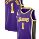 2018-19 Lakers Kentavious Caldwell-Pope Purple Statement Jersey. Team: Los Angeles Lakers