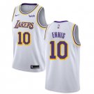 Men's Tyler Ennis Los Angeles Lakers Nike Swingman White Jersey - Association Edition
