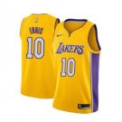 Men's Nike Los Angeles Lakers Swingman Yellow Tyler Ennis Jersey - Icon Edition