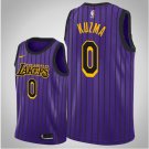 Los Angeles Lakers Kyle Kuzma City Men's Black Purple 2018-19 Jersey. Team