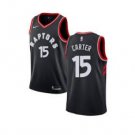 Authentic Vince Carter Alternate Jersey: #15 Black Men's Nike NBA Toronto Raptors Statement Edition
