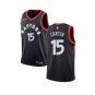 Authentic Vince Carter Alternate Jersey: #15 Black Men's Nike NBA Toronto Raptors Statement Edition