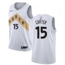 Men's Vince Carter Toronto Raptors City Edition Jersey: #15 Authentic White NBA