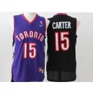 Men's Toronto Raptors #15 Vince Carter Basketball Jersey Purple-Black