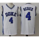 Men's Duke Blue Devils JJ Redick #4 White College Basketball Jersey