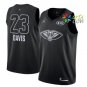 Men's Black Nike Pelicans #23 Anthony Davis Nba Jordan Swingman 2018 All-star Game Jersey