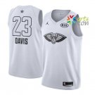 Men's White Nike Pelicans #23 Anthony Davis Nba Jordan Swingman 2018 All-star Game Jersey