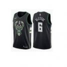 Men's Milwaukee Bucks #6 Eric Bledsoe Basketball Jersey Black