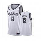 Men's Brooklyn Nets Shabazz Napier #13 White Association Jersey