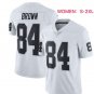 New 2019 Antonio Brown Raiders Women's Stitched Black Football Jersey