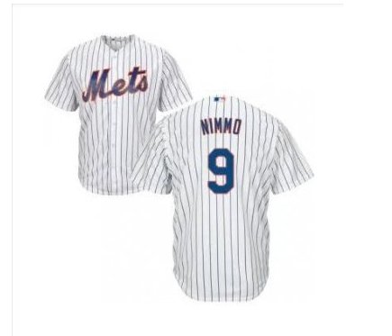 Men's Brandon Nimmo New York Mets cool Base jersey white