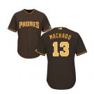 Men's Manny Machado San Diego Padres cool Base jersey brown