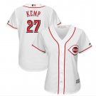 Women's Matt Kemp Cincinnati Reds #27 cool Base jersey white