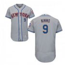 Men's Milwaukee Brewers 18 Mike Moustakas cool base jersey navy blue