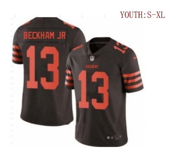 Youth boys Odell Beckham jr Cleveland Browns jersey brown
