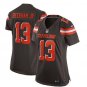 Women's Odell Beckham jr Cleveland Browns game jersey brown