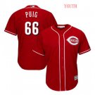 Youth Los Angeles Dodgers #66 Yasiel Puig 2019 Baseball Jersey Red