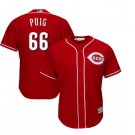 Women Los Angeles Dodgers #66 Yasiel Puig 2019 Baseball Jersey Red
