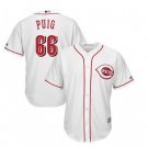 Women Los Angeles Dodgers #66 Yasiel Puig 2019 Baseball Jersey White