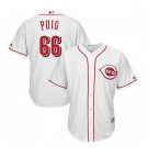 Men's Los Angeles Dodgers #66 Yasiel Puig 2019 Baseball Jersey White