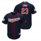 Men's Minnesota Twins Navy blue #23 Cool Base Nelson Cruz Alternate Jersey Jersey