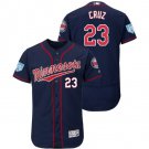 Men's Minnesota Twins Navy blue #23 Nelson Cruz Flex Base Alternate Jersey