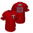 Men's Minnesota Twins Red #23 Nelson Cruz Cool Base Baseball Jersey