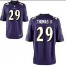 Men's Earl Thomas III Baltimore Raves purple game jersey stitched