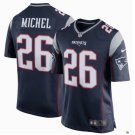 Men's Patriots 26# Sony Michel Game Jersey Navy