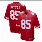 Men's 49ers 85# George Kittle Game Jersey Red