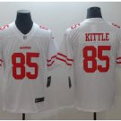 Men's 49ers 85# George Kittle Limited Jersey White