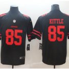 Men's 49ers 85# George Kittle Color Rush Jersey Black