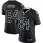 Men's Raiders Antonio Brown Limited Lights Out Black Shadow Jersey