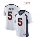 Youth boys Joe Flacco Denver Broncos color rush limited jersey white