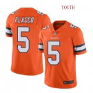 Youth boys Joe Flacco Denver Broncos color rush limited jersey orange