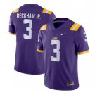Men's Odell Beckham Jr Jersey #3 LSU Tigers Purple Game