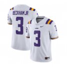 Men's Odell Beckham Jr Jersey #3 LSU Tigers Alumni White