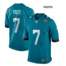 Youth Jacksonville Jaguars #7 Nick Foles Teal Green Jersey