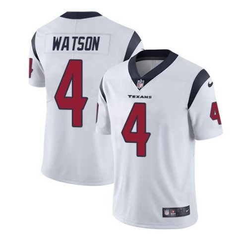 Youth Deshaun Watson Jersey #4 Houston Texans White Stitched Football Jersey S-XL