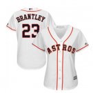 Women's Michael Brantley #23 Houston Astros Cool Base White Home Jersey