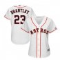 Women's Michael Brantley Houston Astros Gold Cool Base White 2018 World Series Jersey