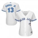 Women's Lourdes Gurriel Jr. #13 Toronto Blue Jays Player white Cool Base home Jersey