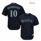 Youth Seattle Mariners #10 Edwin Encarnacion Navy Alternate Cool Base Jersey