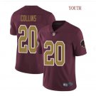 Youth boys Case landon collins #20 washington Redskins color rush Limited jersey Red