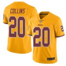 Men's landon collins #20 washington Redskins color rush Limited jersey Yellow