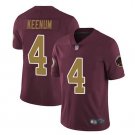 Men's Case Keenum #4 washington Redskins color rush Limited jersey Red
