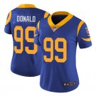 Women's Los Angeles Rams #99 Aaron Donald jersey Blue
