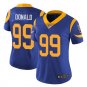 Women's Los Angeles Rams #99 Aaron Donald jersey Blue