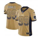 Men's Los angeles Rams #99 Aaron Donald drift Fashion Jersey Yellow